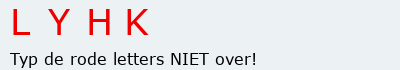 Bevestigingscode