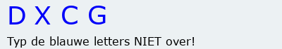 Bevestigingscode