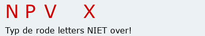 Bevestigingscode