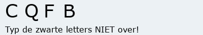Bevestigingscode