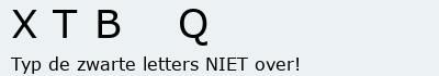 Bevestigingscode