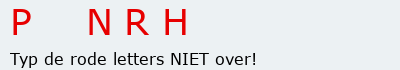 Bevestigingscode