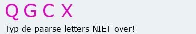 Bevestigingscode