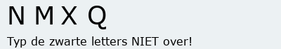 Bevestigingscode
