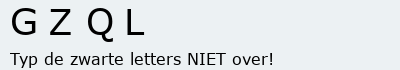 Bevestigingscode
