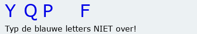 Bevestigingscode