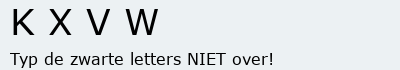 Bevestigingscode