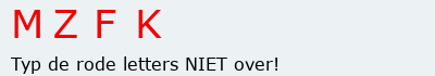 Bevestigingscode
