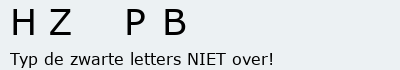 Bevestigingscode