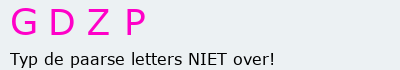 Bevestigingscode