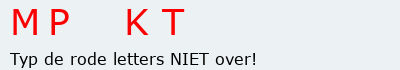 Bevestigingscode