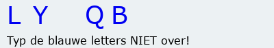 Bevestigingscode