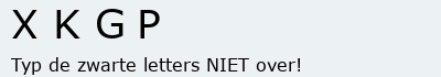 Bevestigingscode