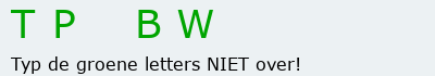 Bevestigingscode