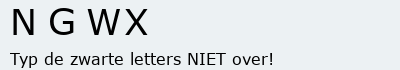 Bevestigingscode