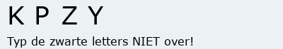 Bevestigingscode