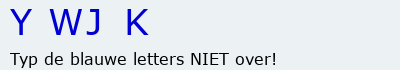 Bevestigingscode