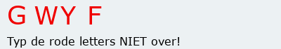 Bevestigingscode