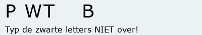 Bevestigingscode