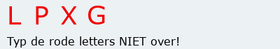 Bevestigingscode