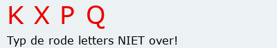 Bevestigingscode