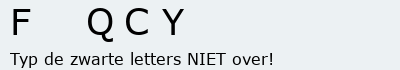 Bevestigingscode