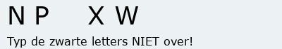 Bevestigingscode