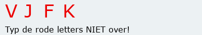 Bevestigingscode