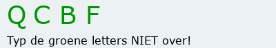 Bevestigingscode