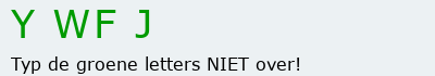 Bevestigingscode