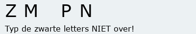 Bevestigingscode