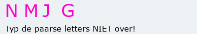 Bevestigingscode
