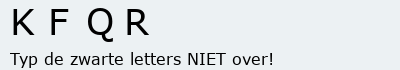 Bevestigingscode