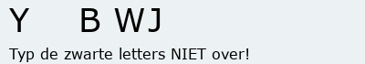 Bevestigingscode