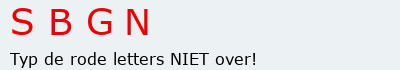 Bevestigingscode