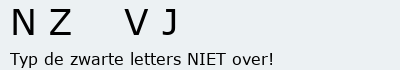 Bevestigingscode