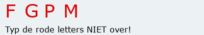 Bevestigingscode