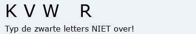 Bevestigingscode