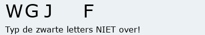 Bevestigingscode