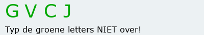Bevestigingscode