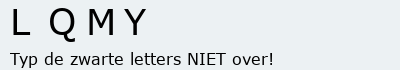 Bevestigingscode