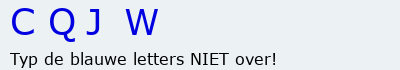 Bevestigingscode