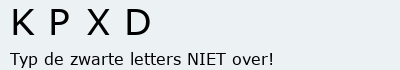 Bevestigingscode