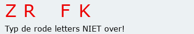 Bevestigingscode
