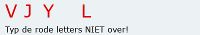 Bevestigingscode