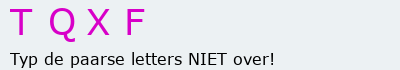 Bevestigingscode