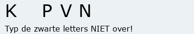Bevestigingscode