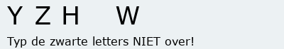 Bevestigingscode