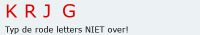 Bevestigingscode