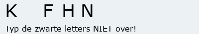 Bevestigingscode